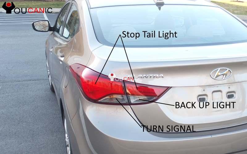 2011 hyundai elantra low beam light bulb size